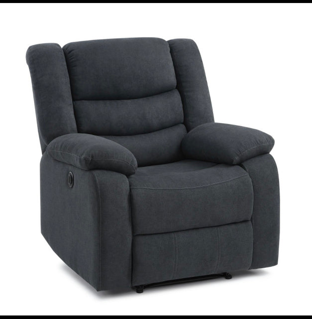 Charcoal Gray Space Saver Power Recliner