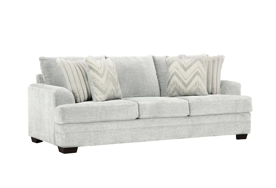 Pippa Light Gray Loose Pillow Sofa and Loveseat