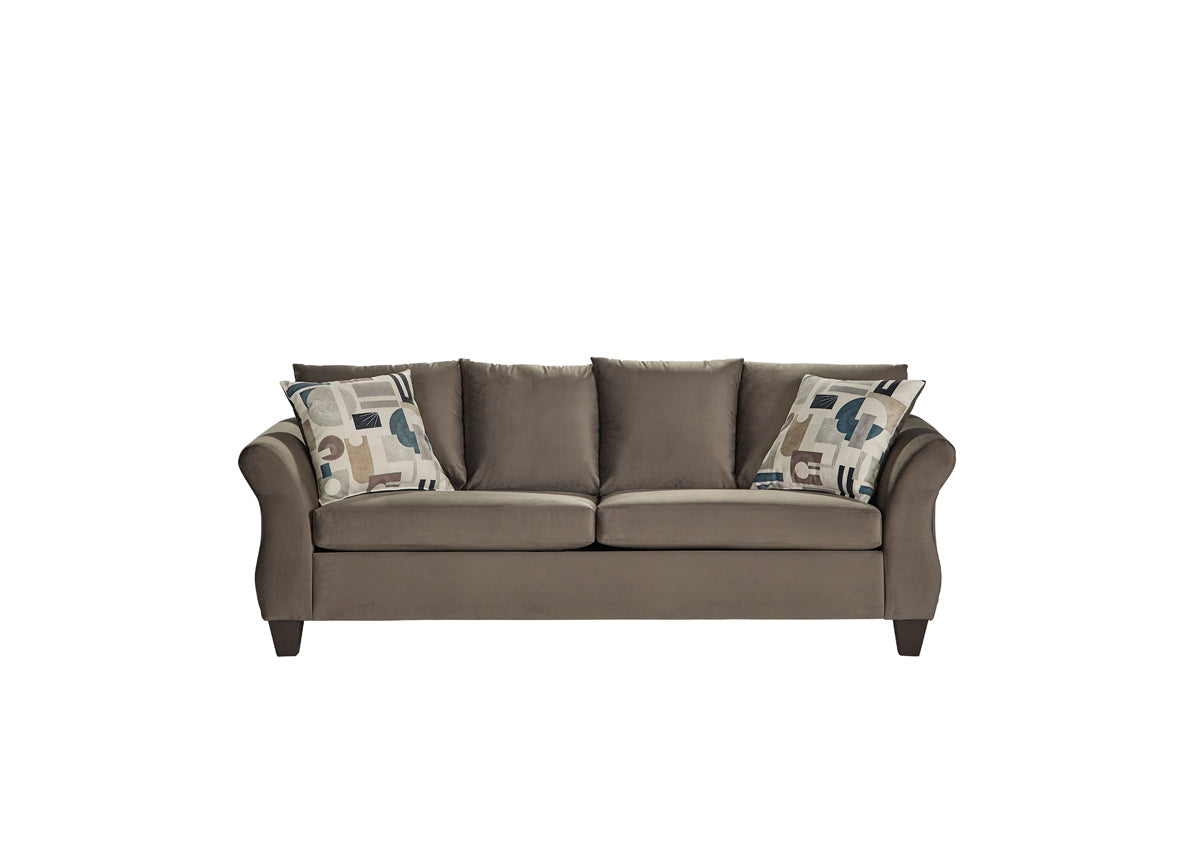 Josie Olive Sofa and Loveseat