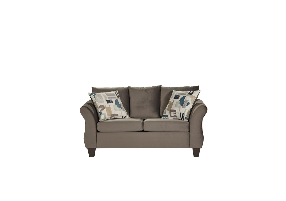Josie Olive Sofa and Loveseat