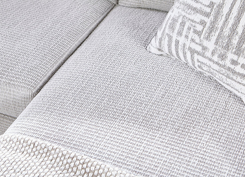 Bon Bon Oyster Soft Gray Right Facing Chaise