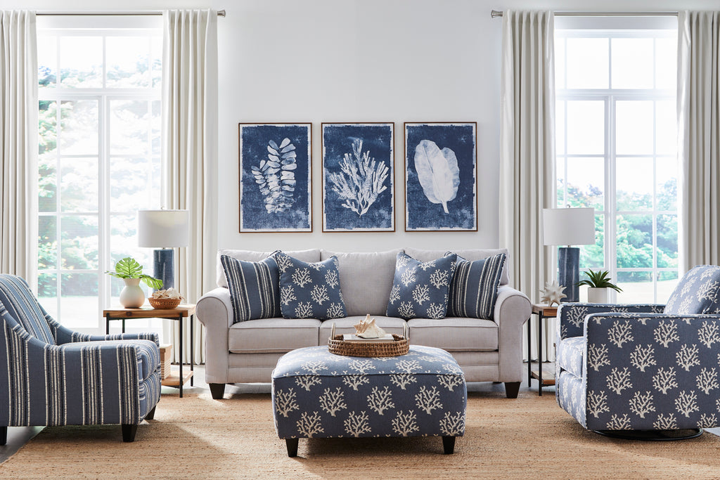 Coral Sand Sofa and Loveseat