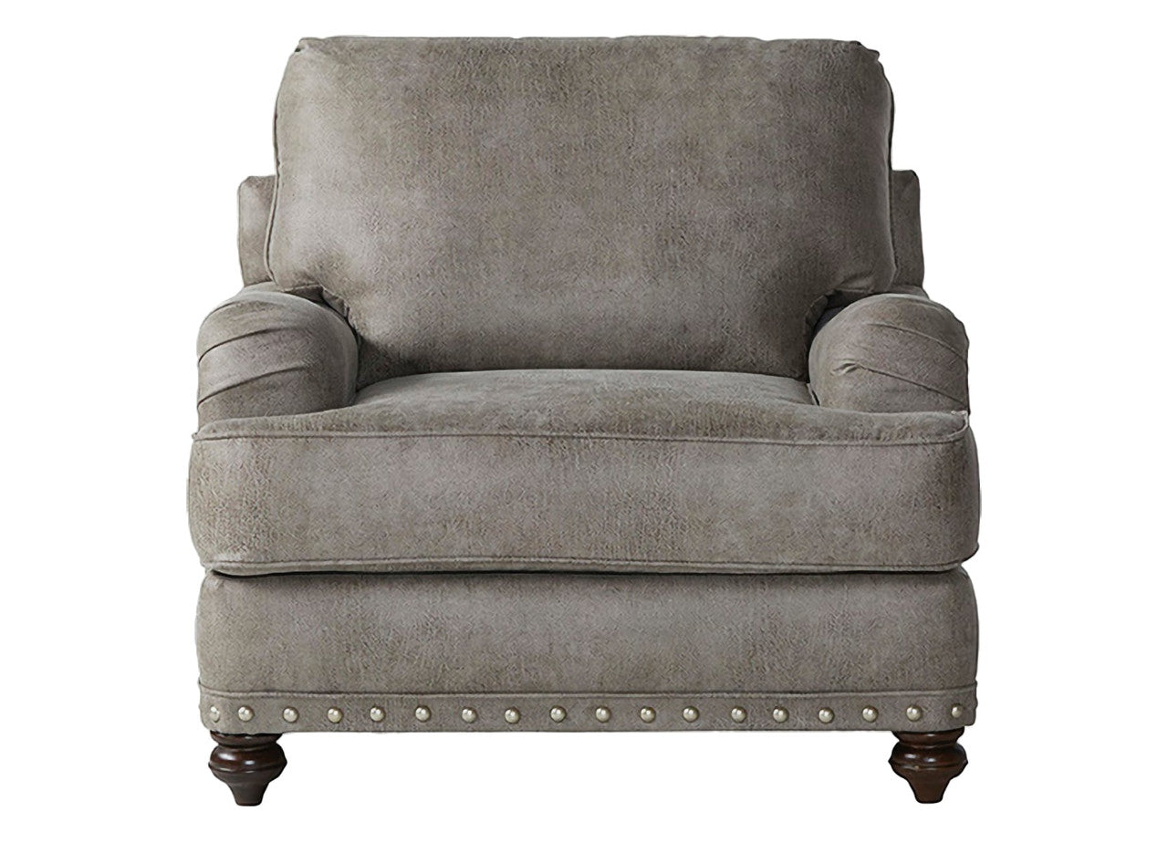 English Gray Sofa and Loveseat