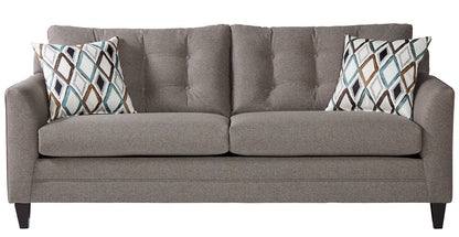 Wexler Flannel Tufted Sofa and Loveseat