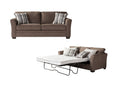 Umber Brown Queen Size Sleeper Sofa