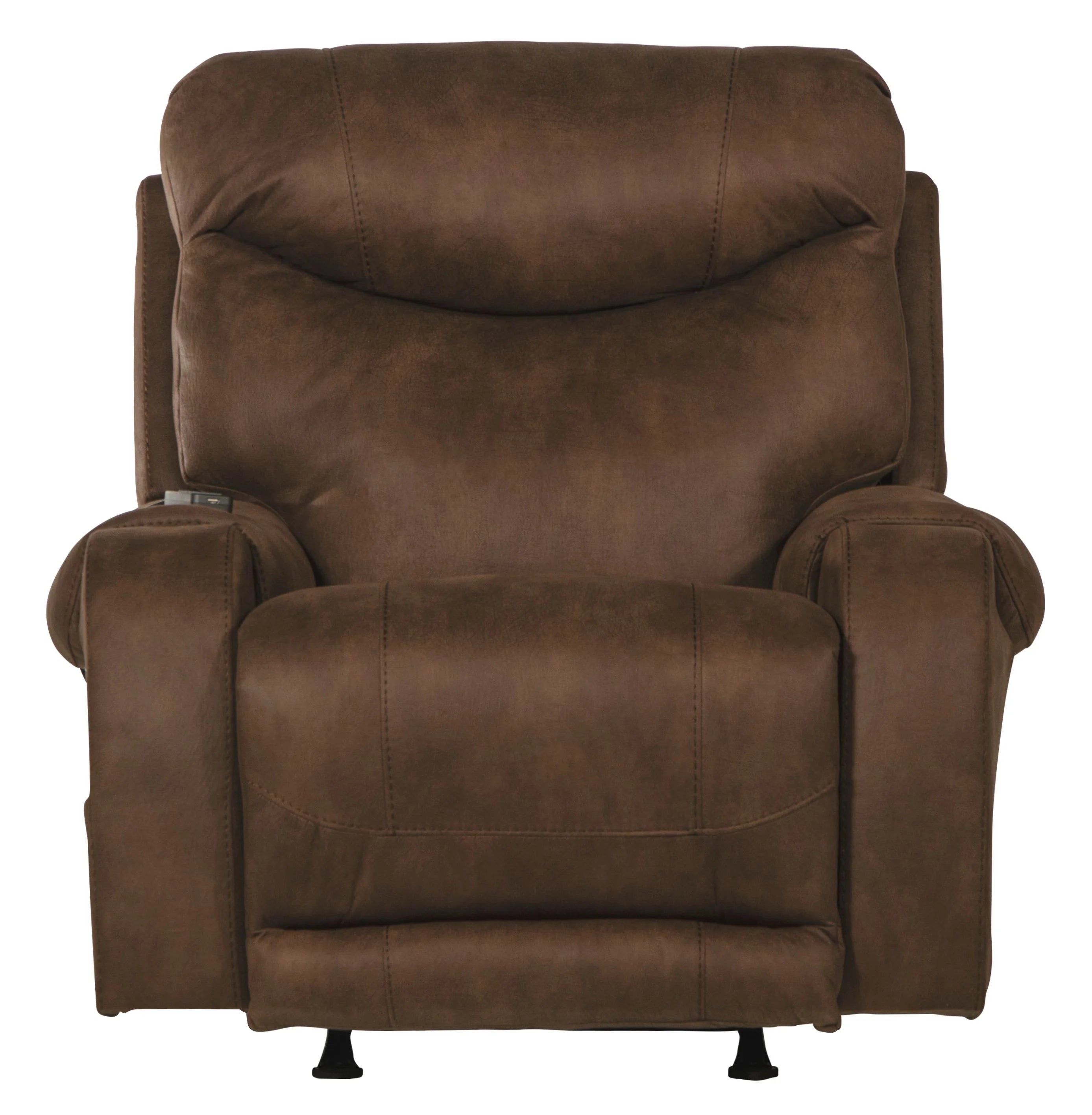 Catnapper Recharger Power Massage Rocking Recliner with Heat in Brown