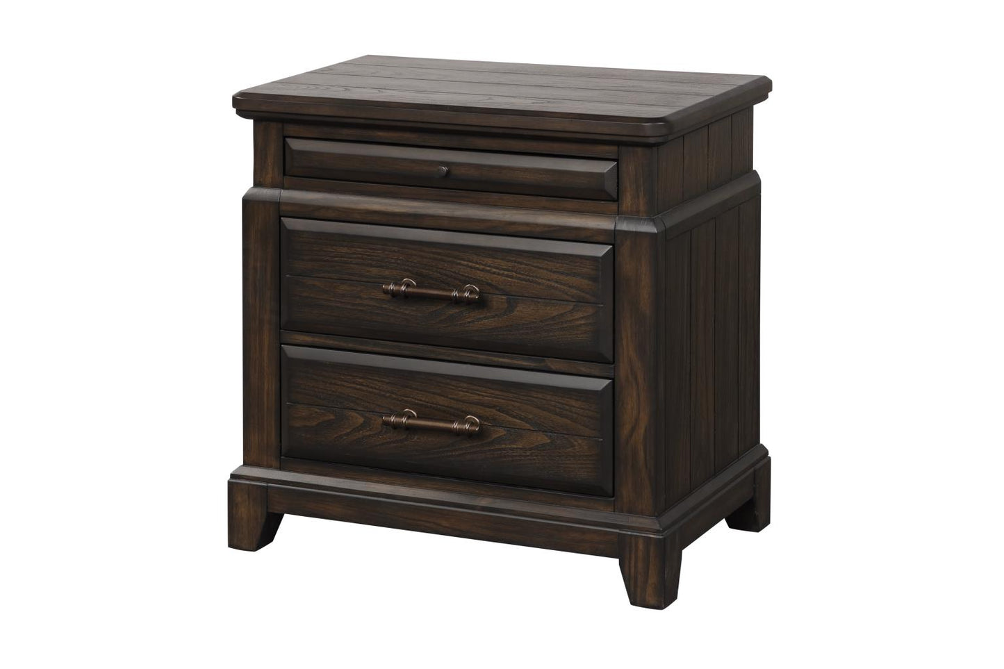 Farmhouse Bellamy Lane Coffee King Bedroom Set