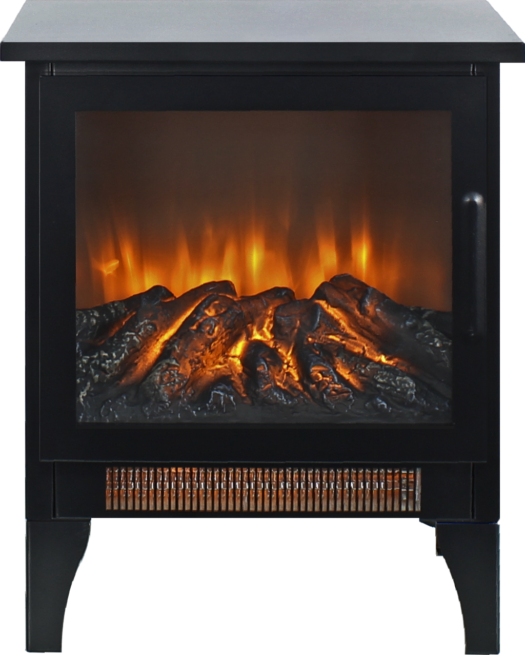 15 inch Freestanding Electric Fireplace Stove heater with 3D Flame effect
