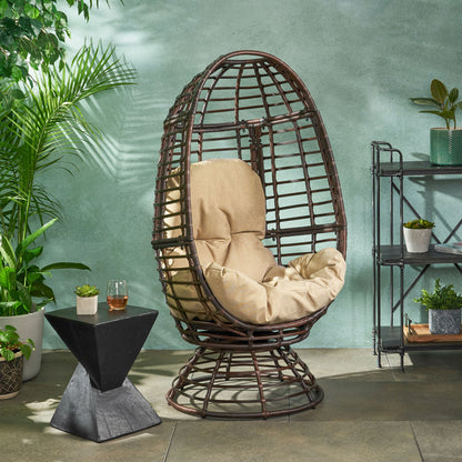 ROBERTSON SWIVEL PATIO EGG CHAIR