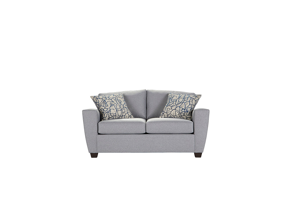 Layla Mist Blue and Indigo Sofa and Loveseat