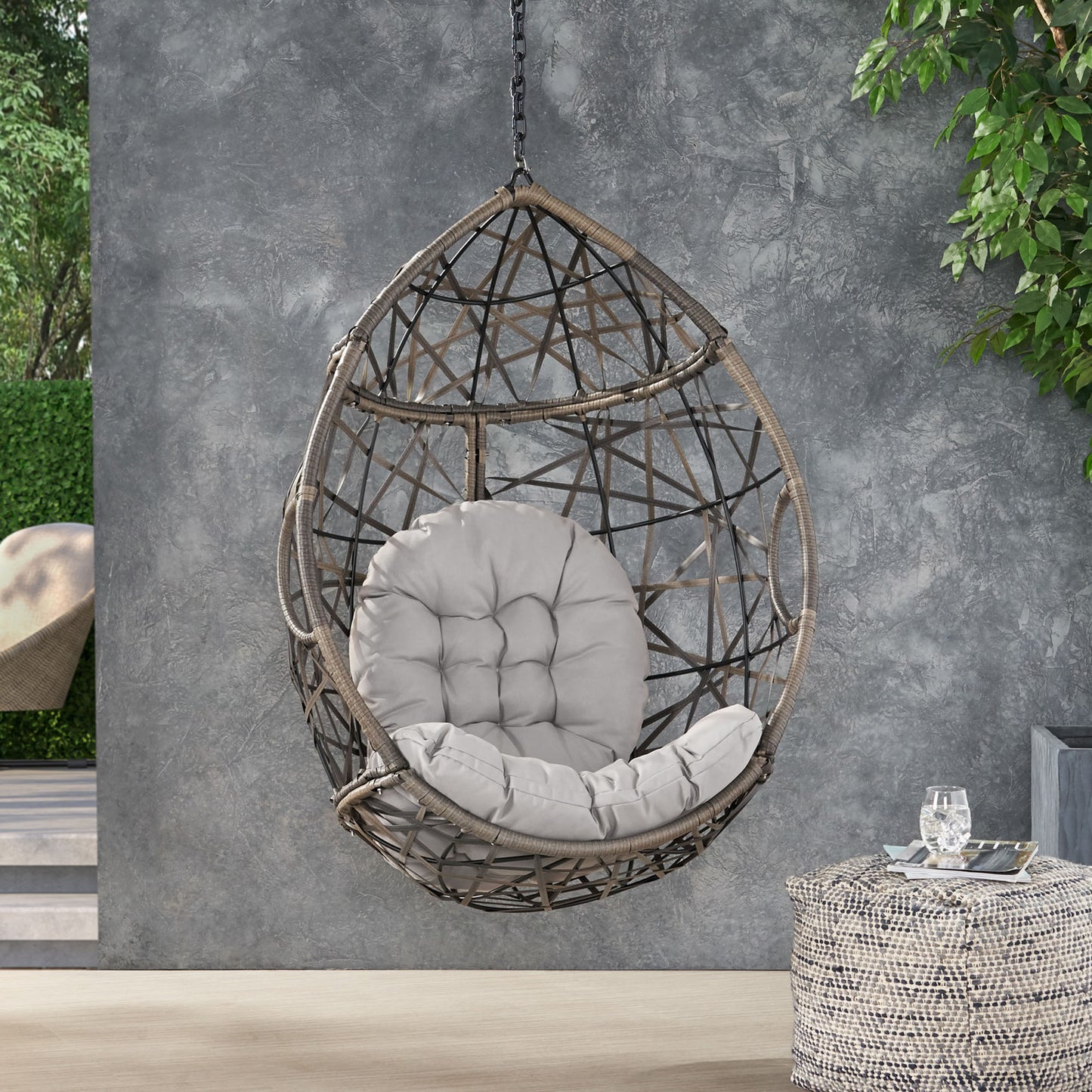 MARLIN HANGING EGG CHAIR-BASKET