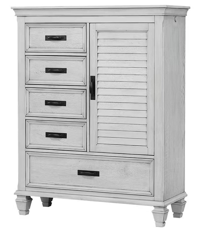 French Bungalow Storage Drawer King Bedroom Set