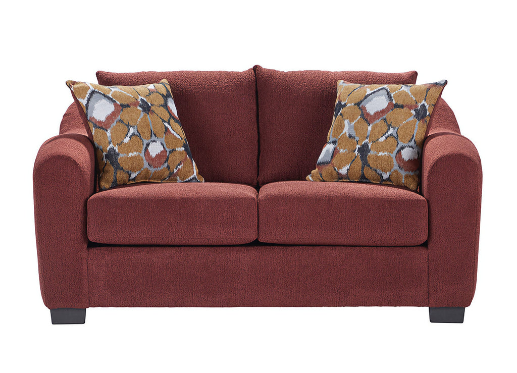 Paprika Merino Sofa and Loveseat