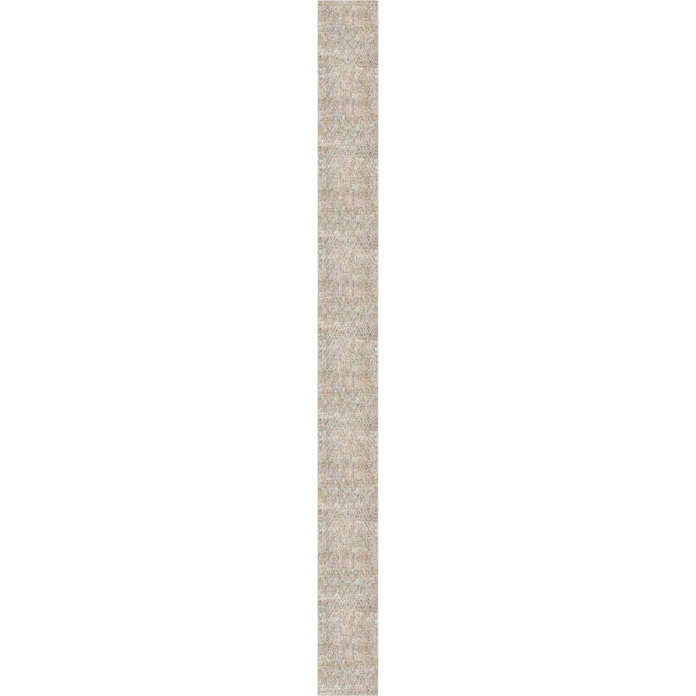 Anya Vintage Tribal Chevron Ivory Flat-Weave Rug: 5'3" x 7'3"