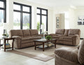 Reyes Tan Reclining Sofa and Loveseat