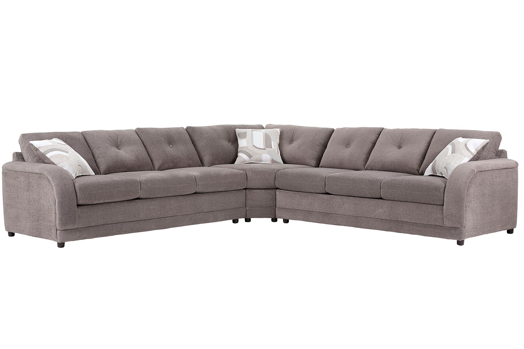 Fossil Large Wedge Sectional with Sleeper Option