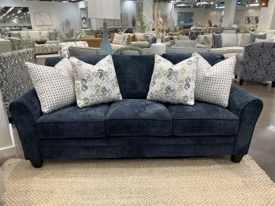 Andover Navy Sofa and Loveseat