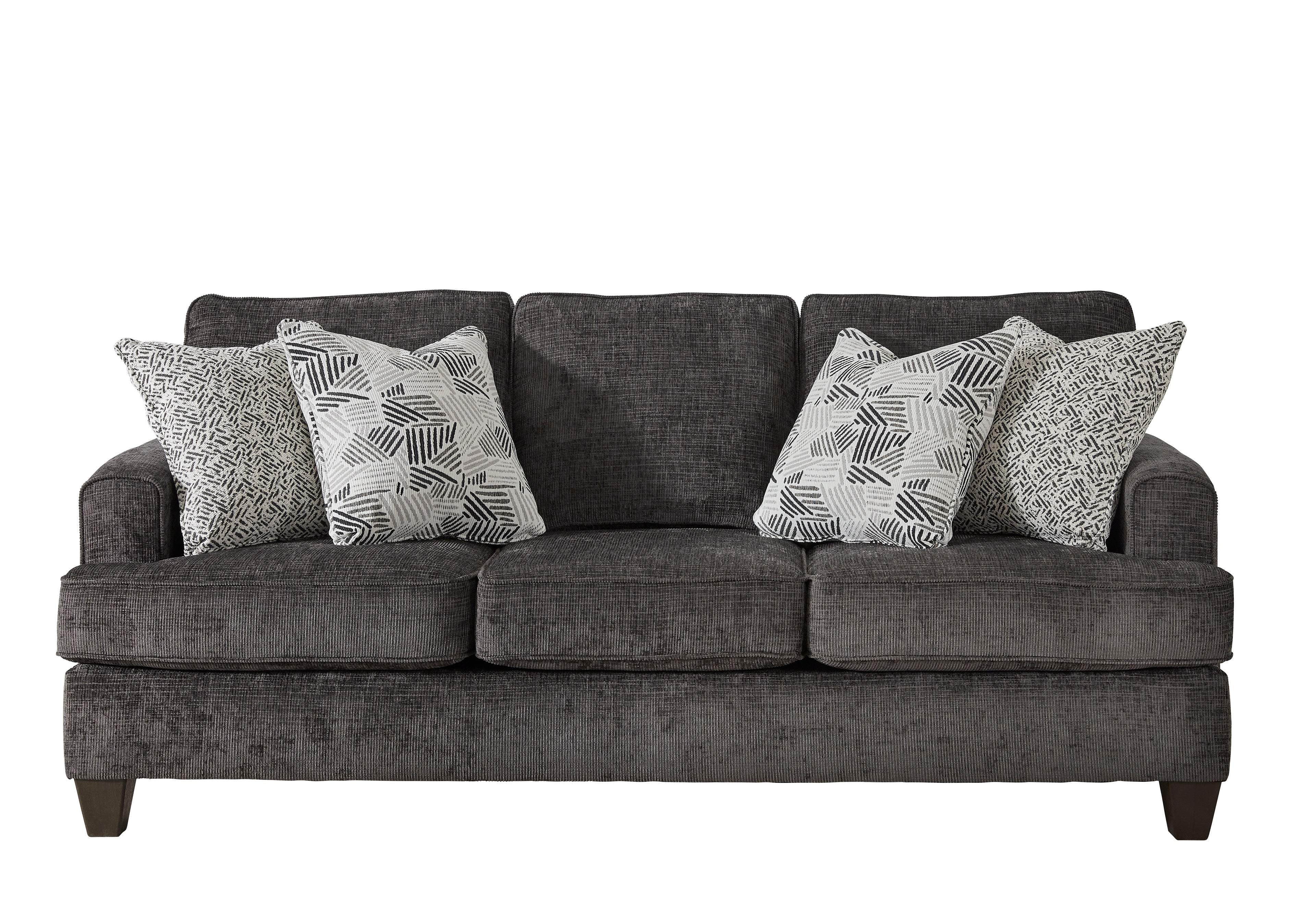 Wowza Dusk Gray Sofa and Loveseat