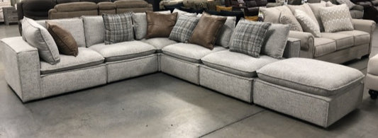 Paloma Jute Modular 6 pc. Sectional