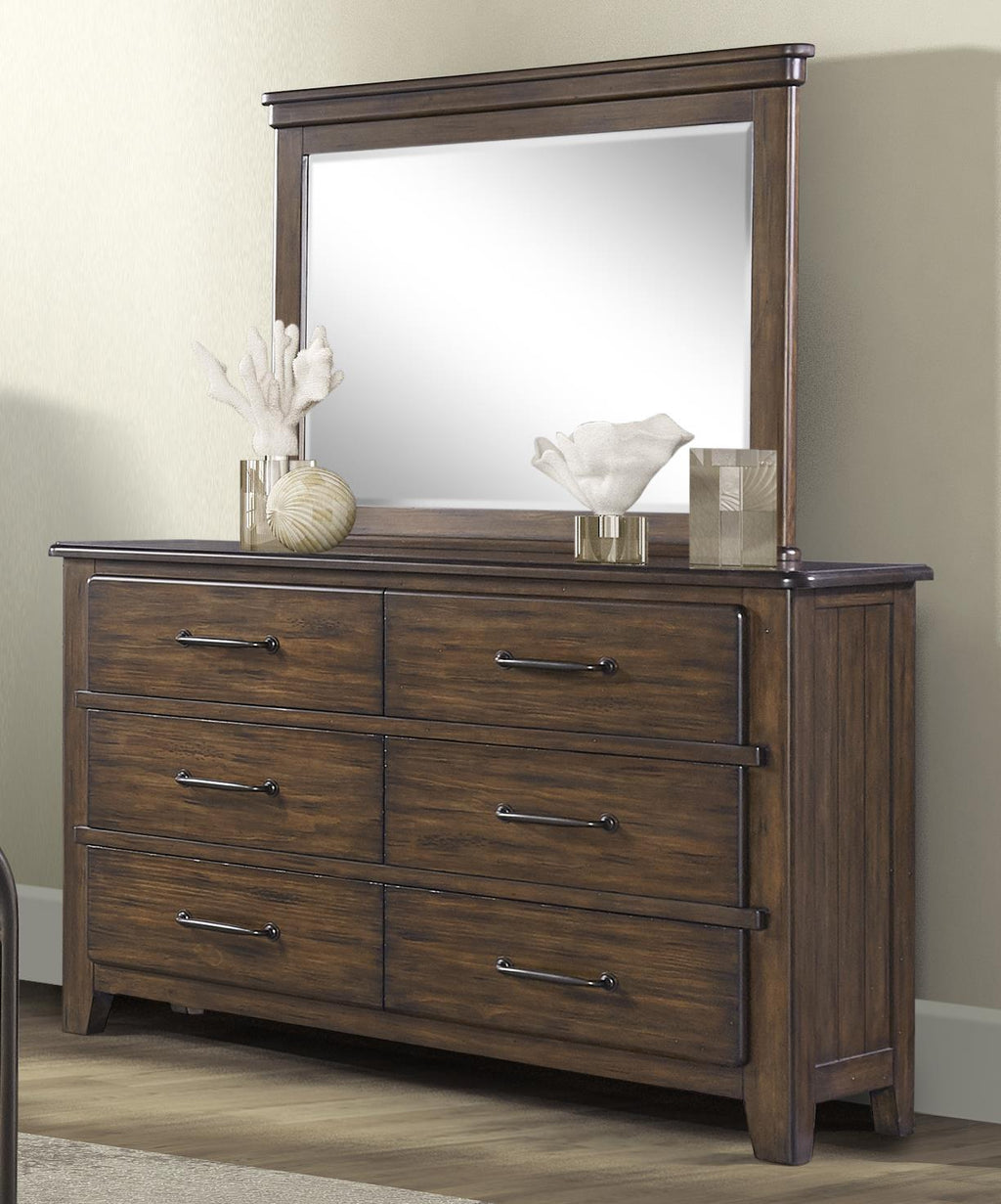 Closeout Farmhouse King Size 5 pc. Bedroom Set