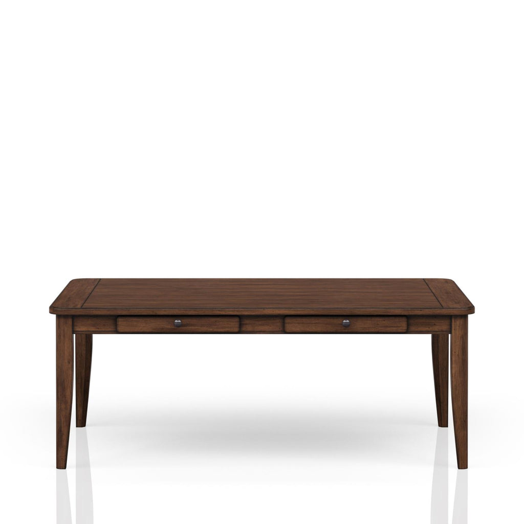 Closeout-Danville Drawer Table with 6 Tray Chairs
