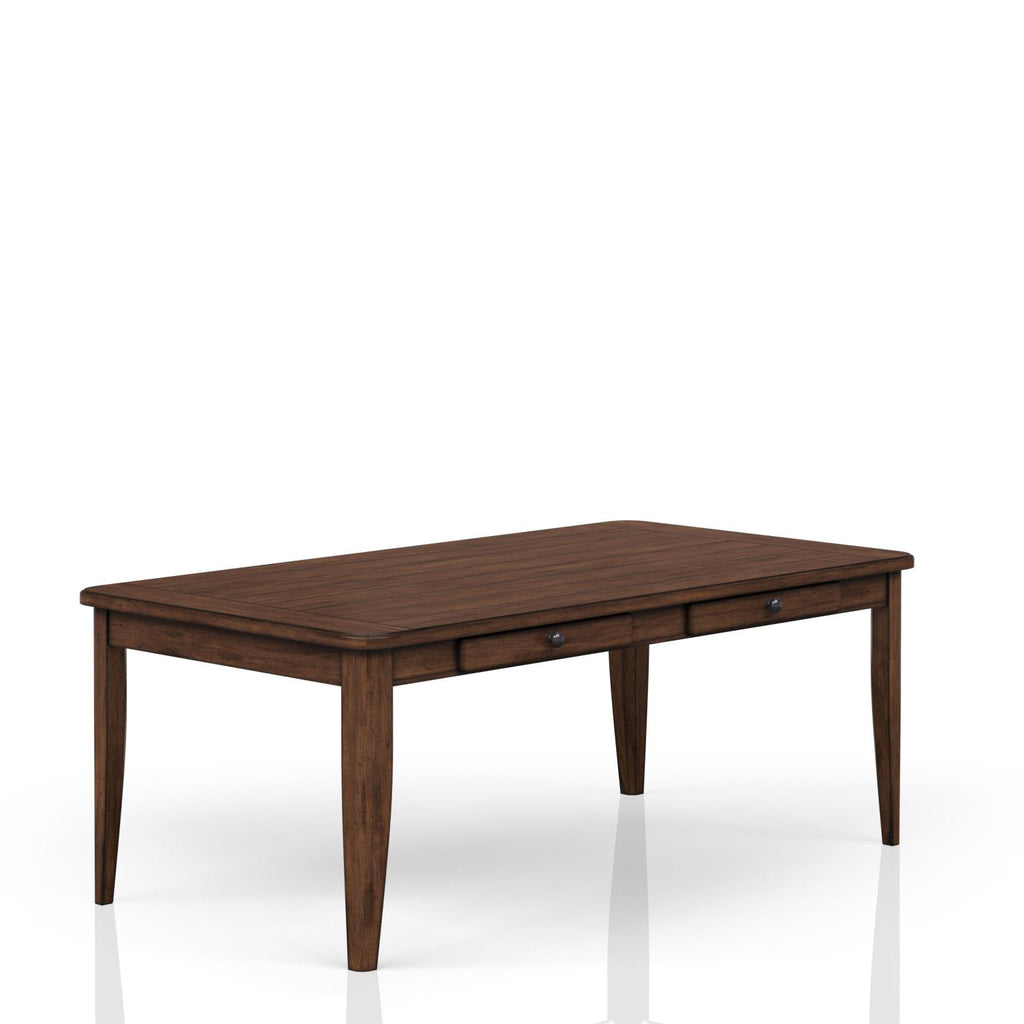 Closeout-Danville Drawer Table with 6 Tray Chairs