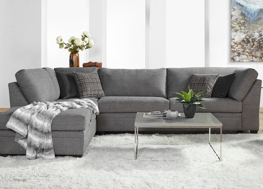 Indy Cement Left Facing Chaise Sectional