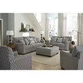 Cutler Ash Gray Family Sofa and Loveseat