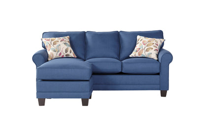 Denim Blue Reversible Chaise Sofa