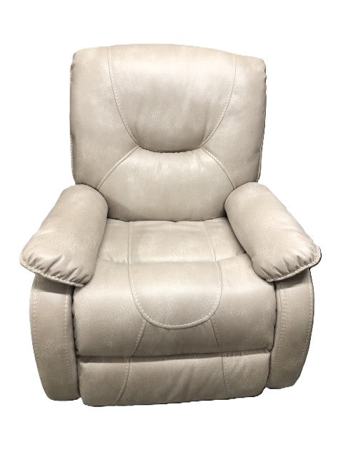 Small Space Glider Recliner in Stone