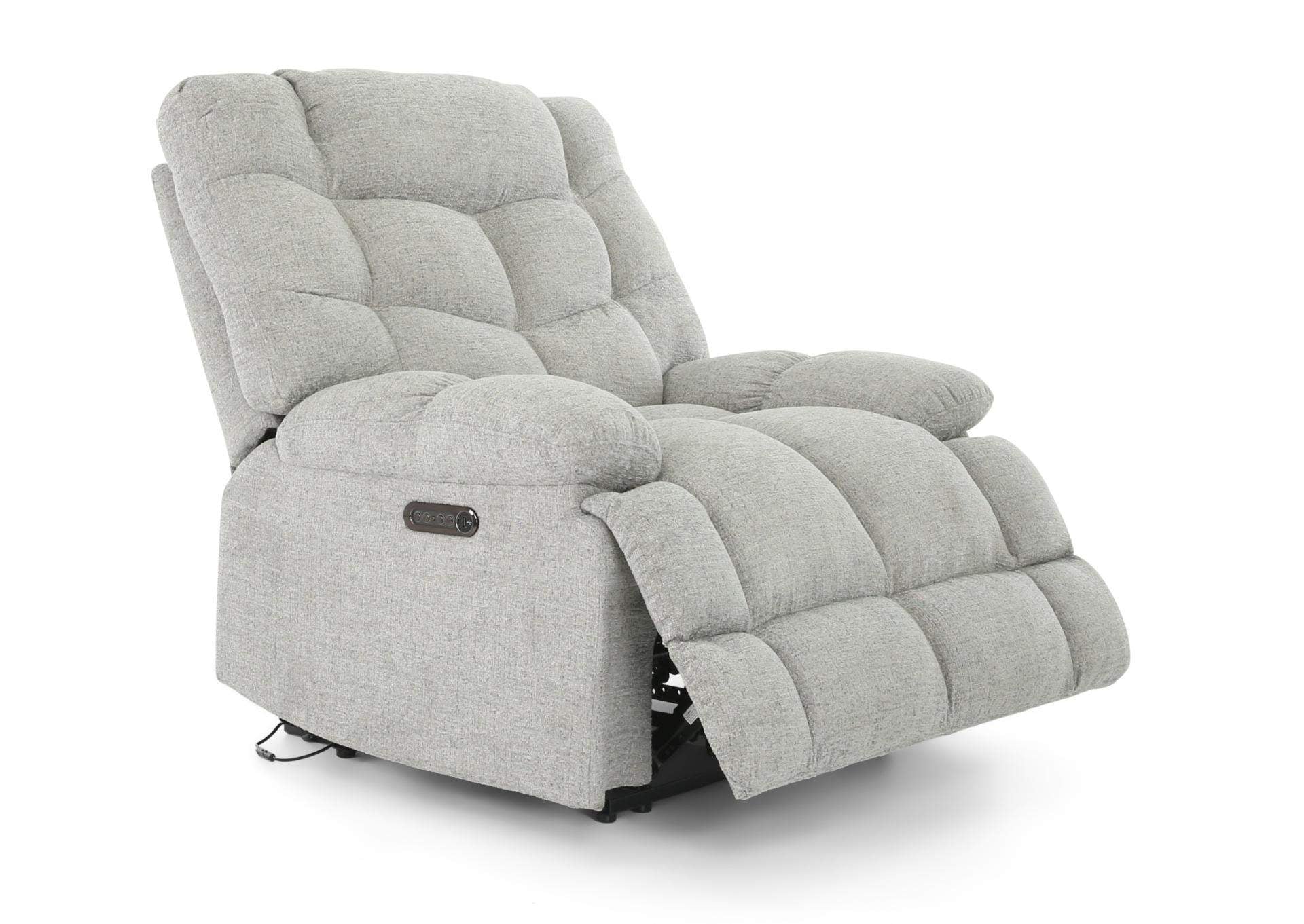 Extra Large Power Rockaway Recliner in Barley