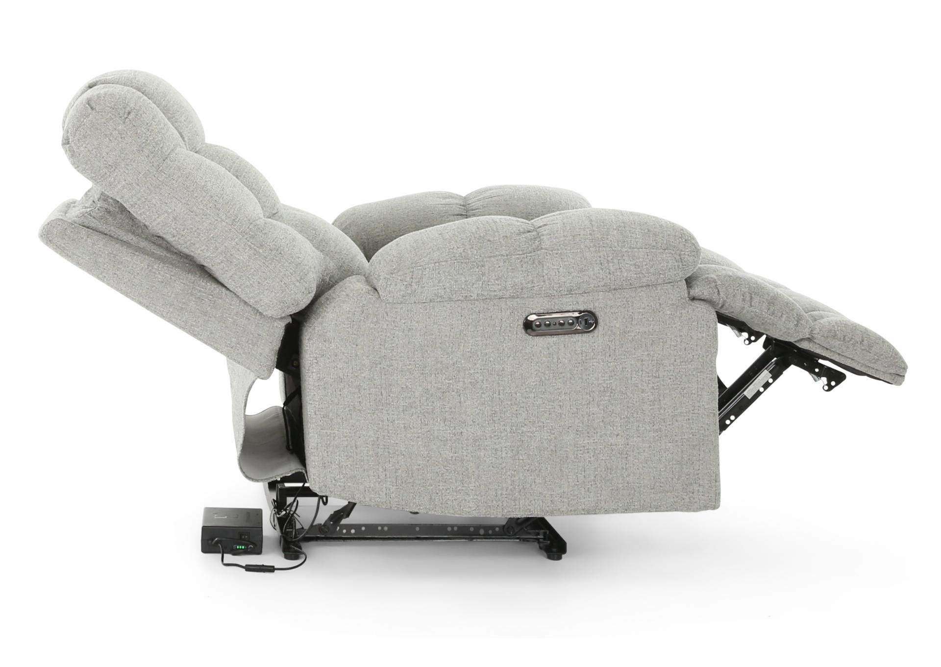 Extra Large Power Rockaway Recliner in Barley