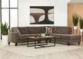 Contemporary Tufted Chaise Fairlane Hazel Sectional