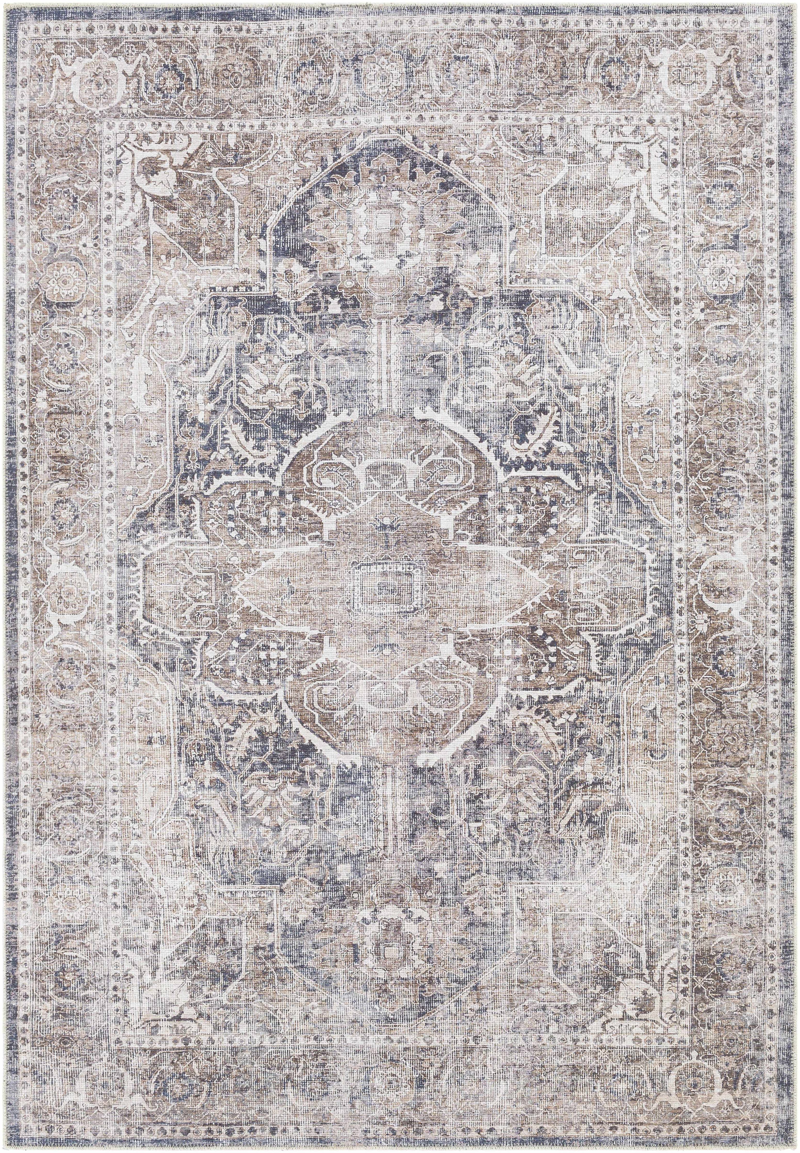 Mignon Washable Area Rug: 5'3" x 7'3" Rectangle