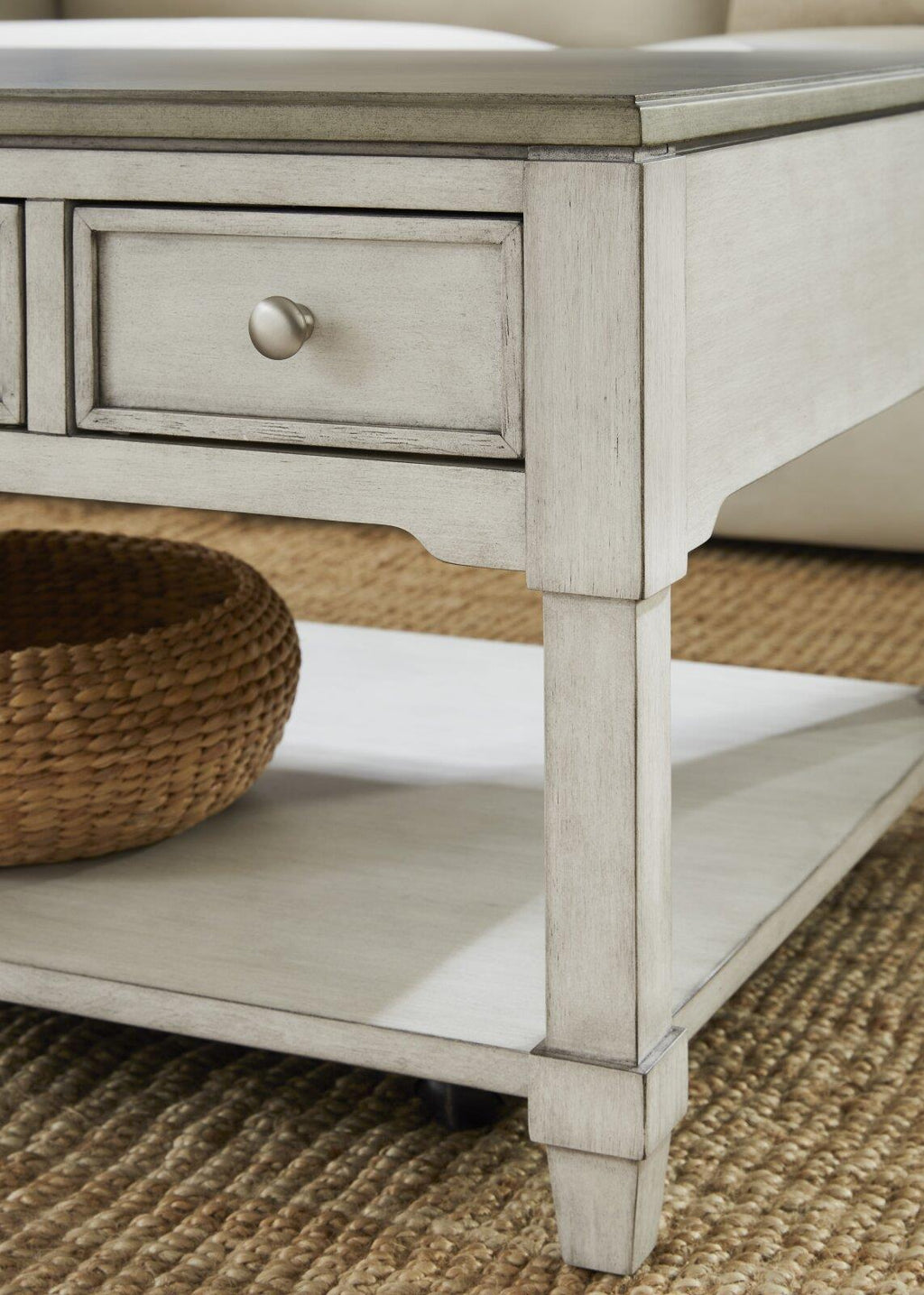 Surfside Stormy Gray Coffee Table Set