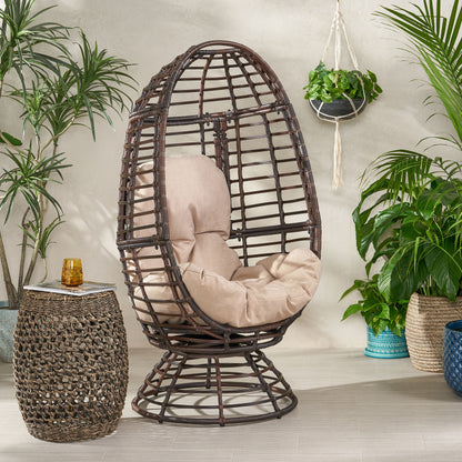 ROBERTSON SWIVEL PATIO EGG CHAIR