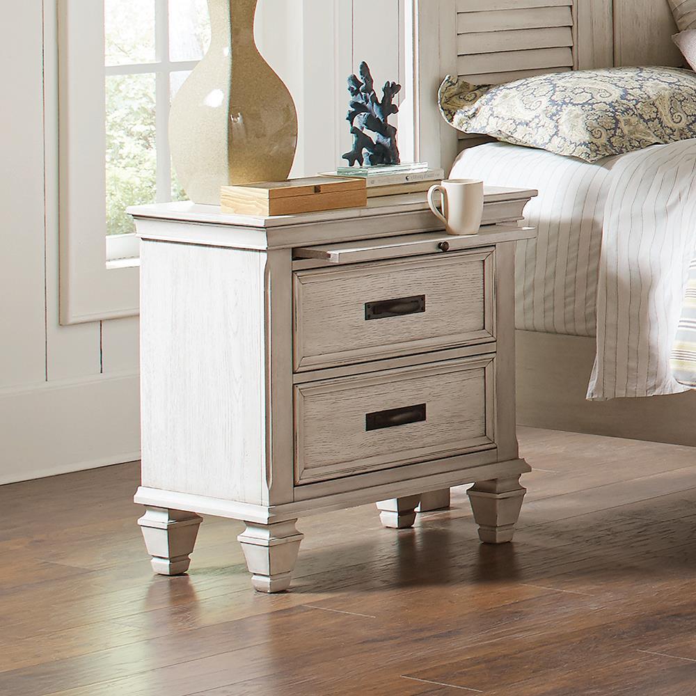 French Bungalow Storage Drawer King Bedroom Set