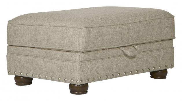 Home Sweet Home Farmington Buff Storage Ottoman