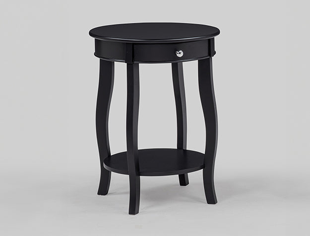 Jacie Black Chairside Round Table