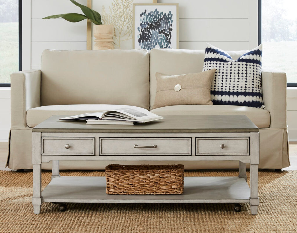 Surfside Stormy Gray Coffee Table Set