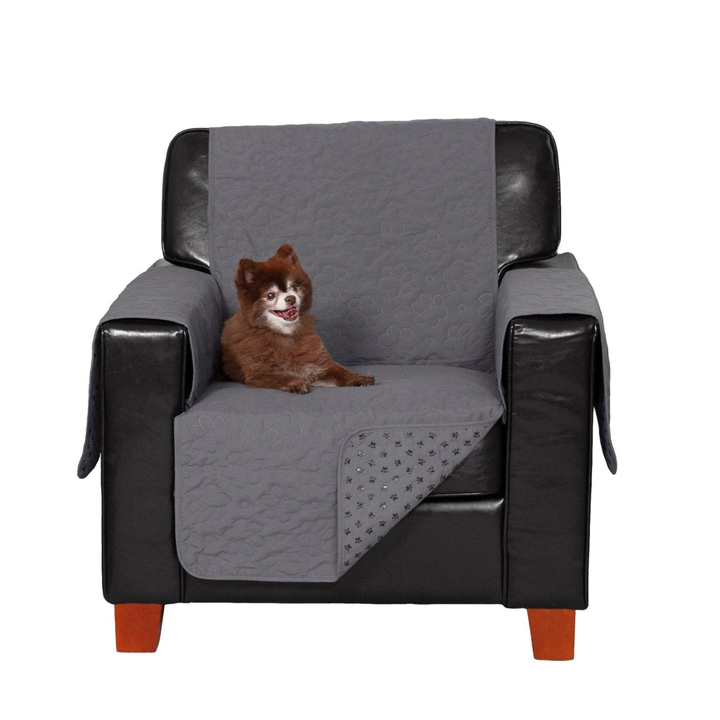 Non-Skid Back Waterproof Furniture Protector: Loveseat / Gray