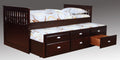 Closeout- Cherry Merlot Captain's Bed