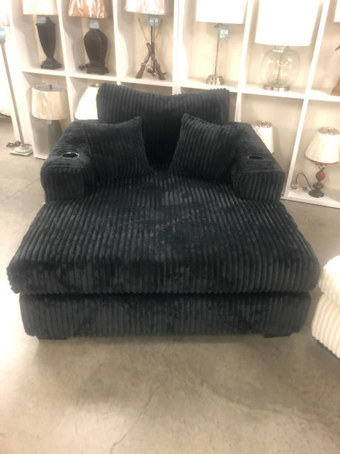 Teddy Bear Black Chaise Lounge