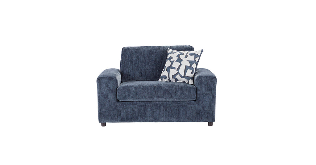 Jackson Indigo Blue Sofa and Cuddle Chair