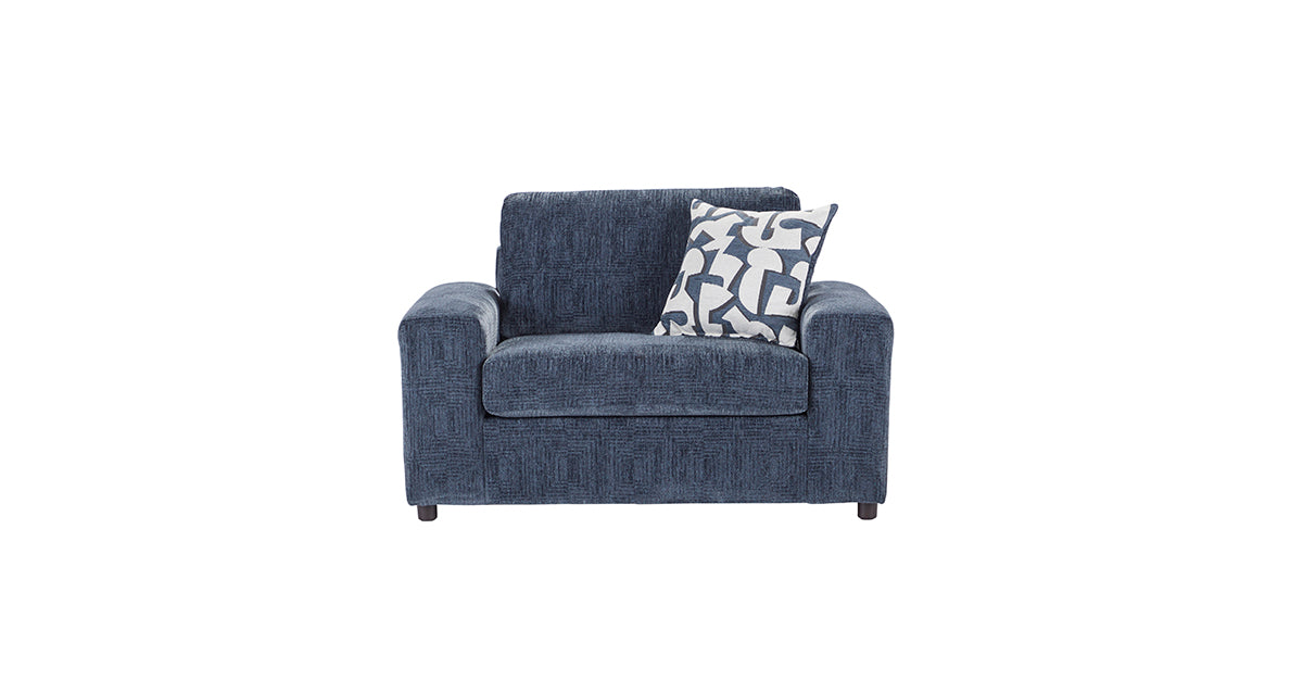 Jackson Indigo Blue Sofa and Cuddle Chair