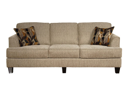 Soprano Peppercorn Sofa and Loveseat