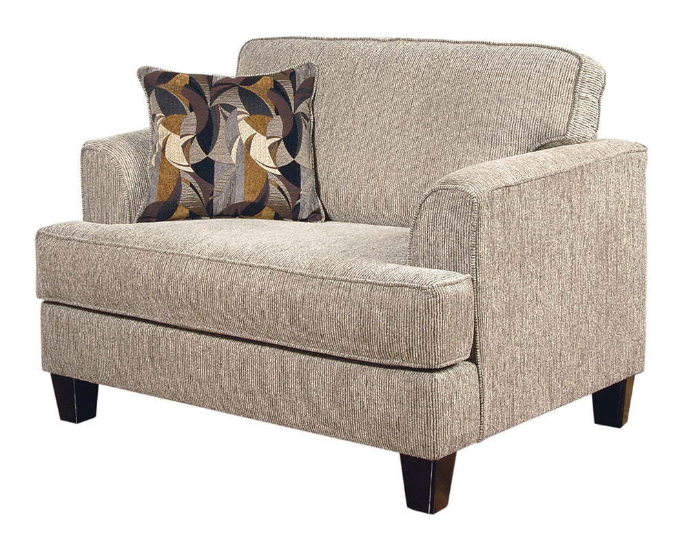 Soprano Peppercorn Sofa and Loveseat