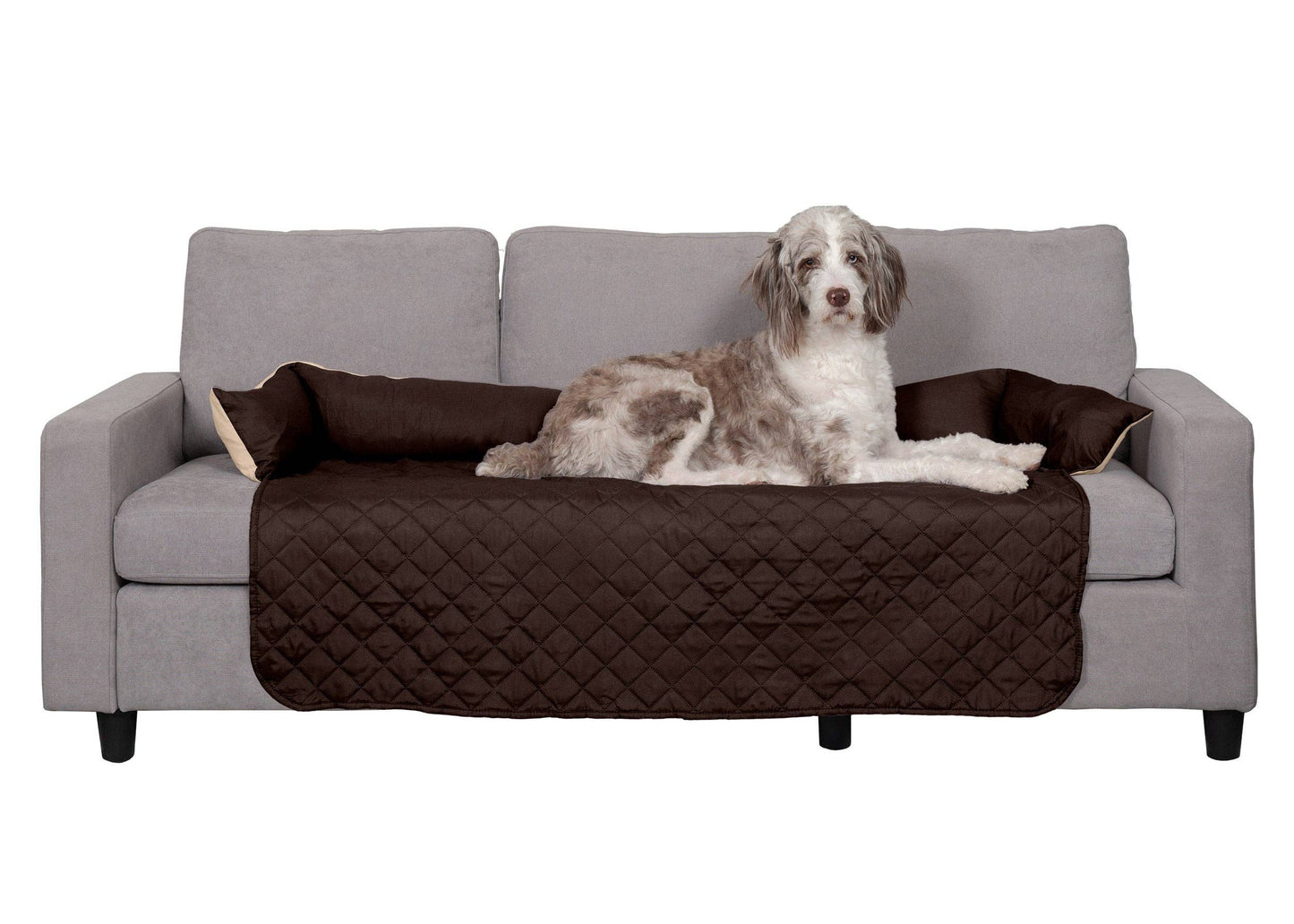 Sofa Buddy Pet Bed Furniture Cover: Large / Gray/Mist