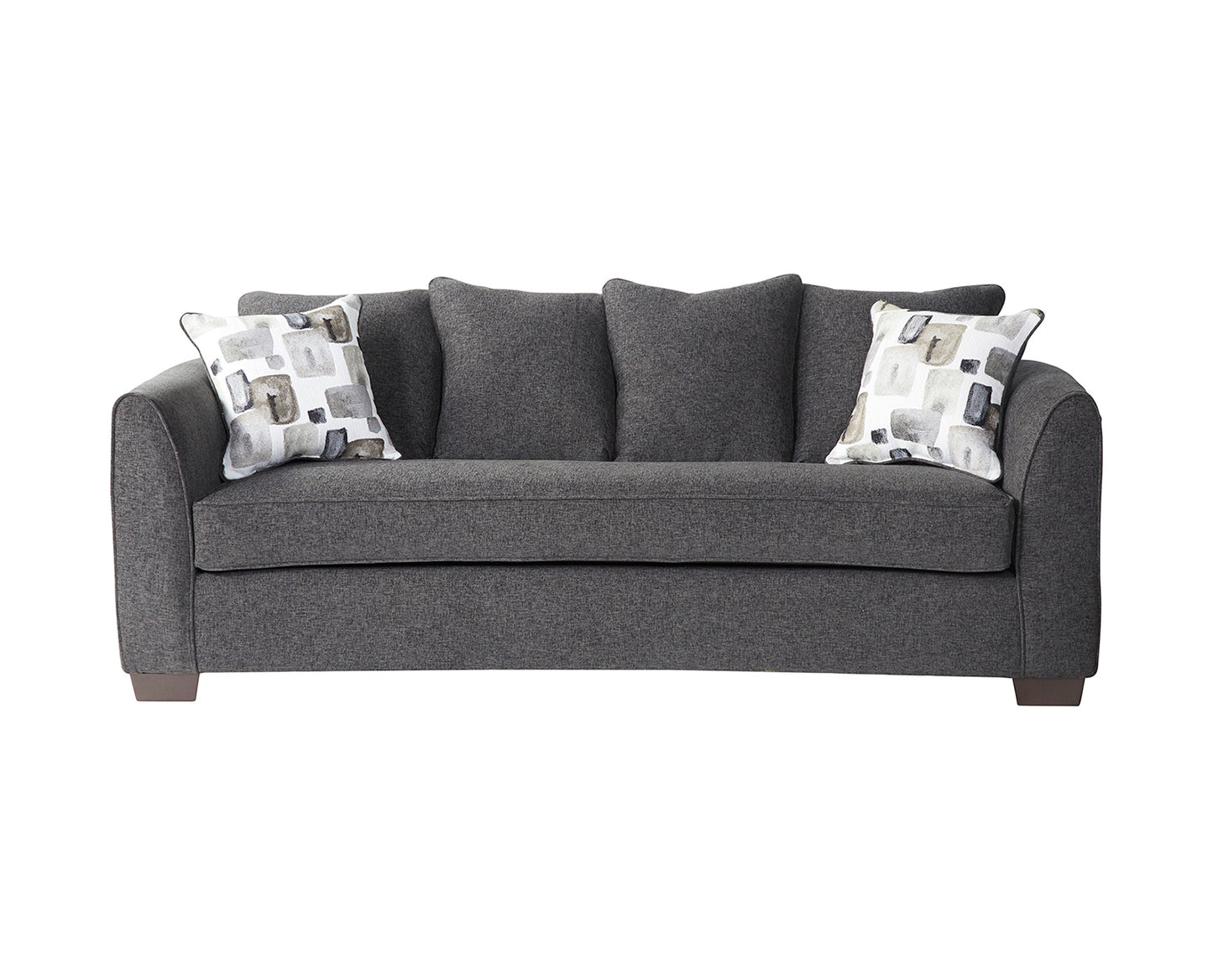 Seville Obsidian Gray Sofa and Loveseat