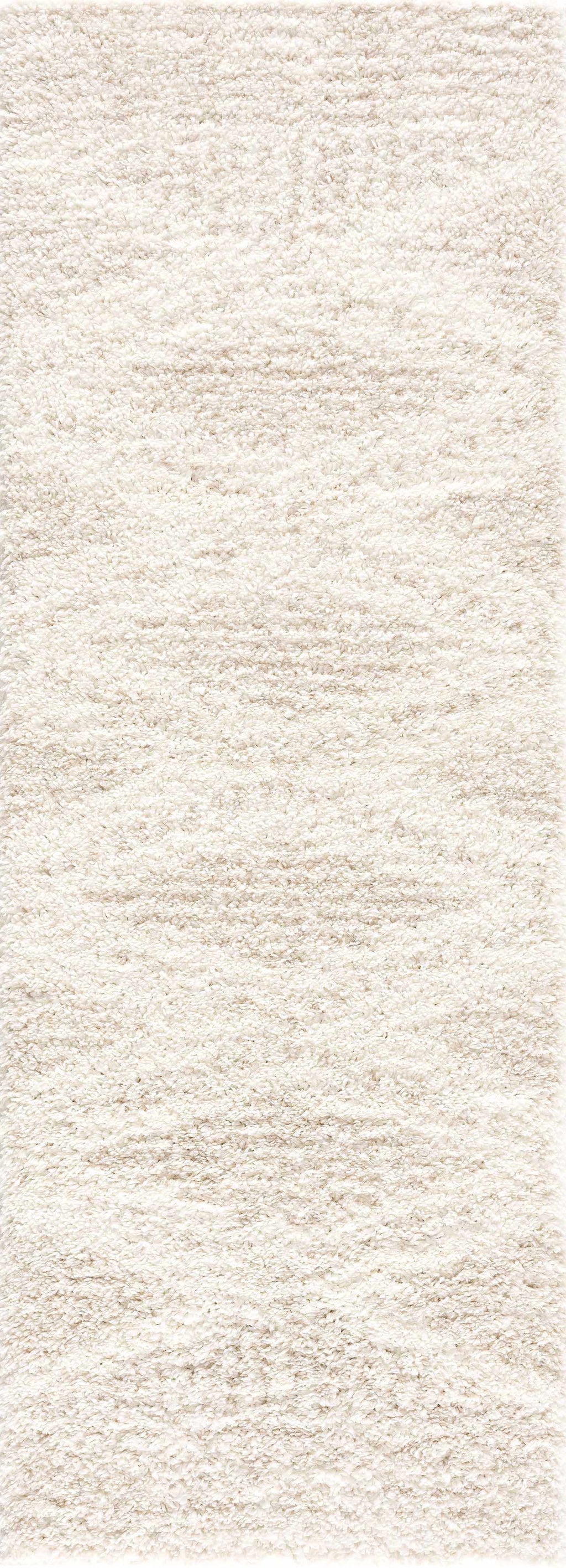 Trunding Plush Area Rug in Light Beige: 5'3" x 7'3" Rectangle